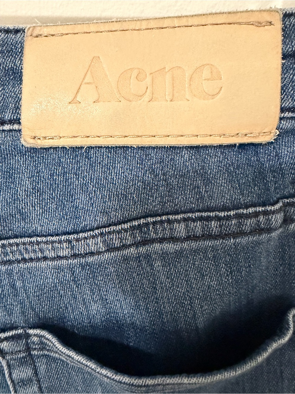 Acne Jeans Women’s Skinny Denim 25 / 32 Medium Wash Stretch Designer Luxury Chic - Picture 3 of 9